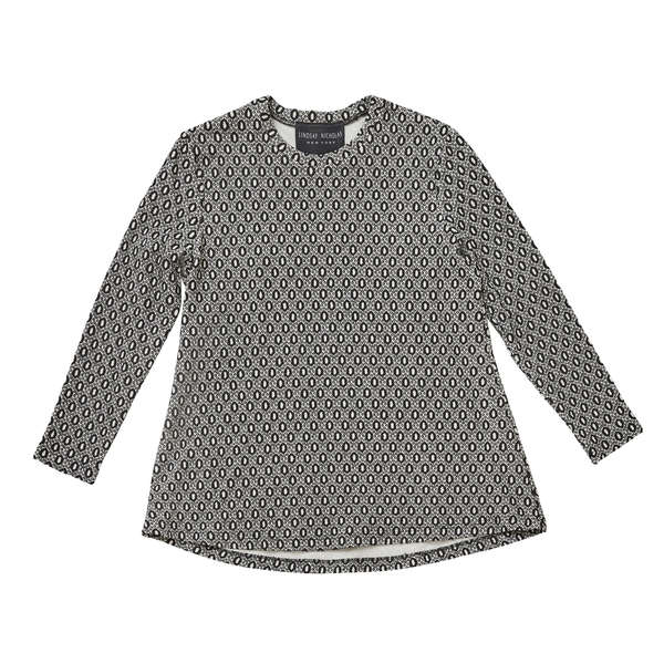 Lindsay Nicholas New York Viscose Crew Neck - Cream Casino 