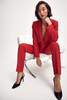 Lindsay Nicholas New York Elizabeth Trouser - Classic Red - Thumbnail 5