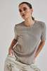 Lindsay Nicholas New York Laura Short Sleeve Crew - Antique Shimmer - Thumbnail 1
