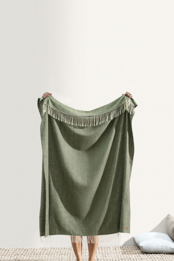 Lands Down Under Herringbone Throw