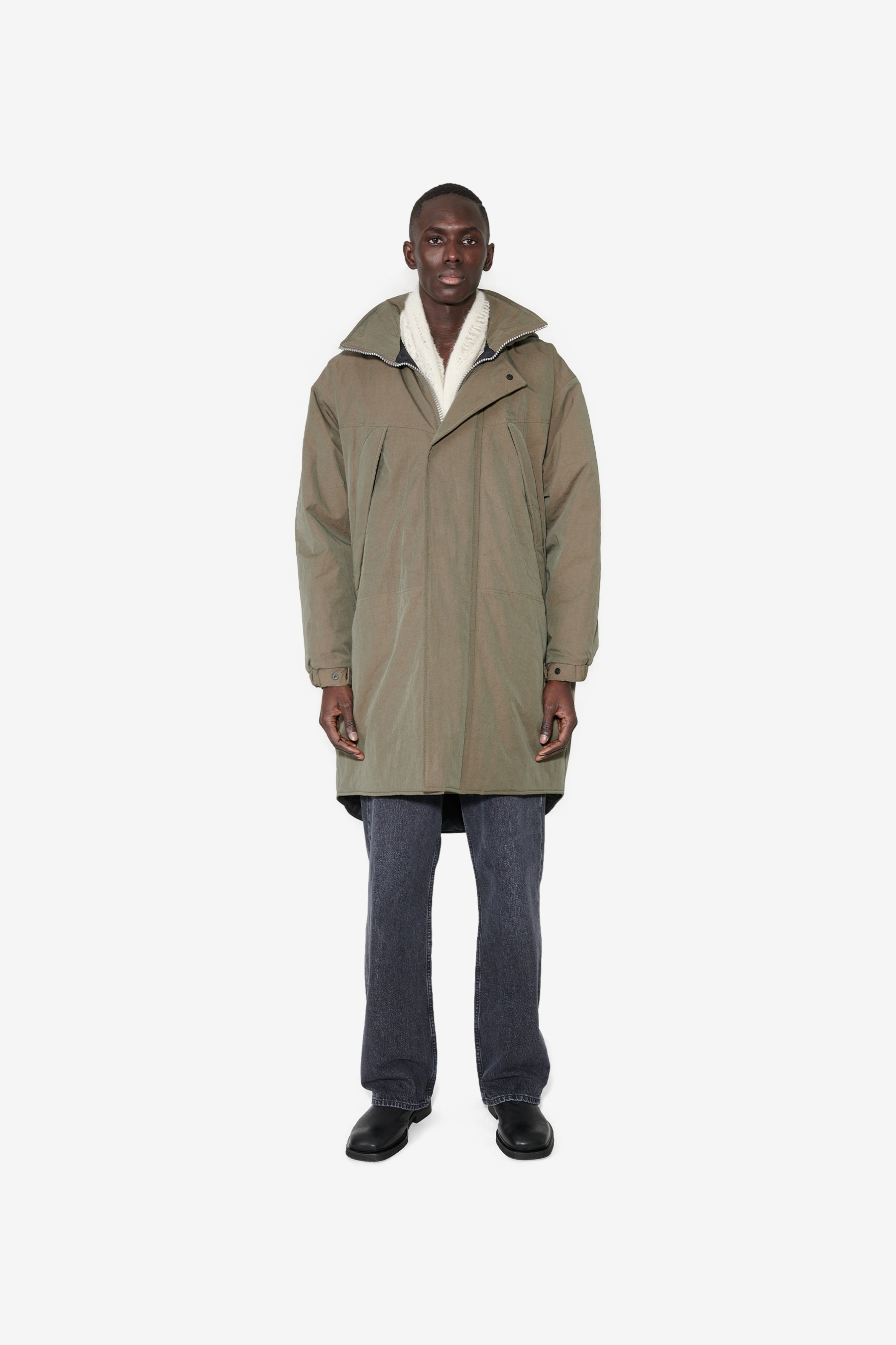 ★OUR LEGACY★ フェンリル パーカー Pine High Twist Solaro Our Legacy - Fenrir Parka Pine High Twist Solaro