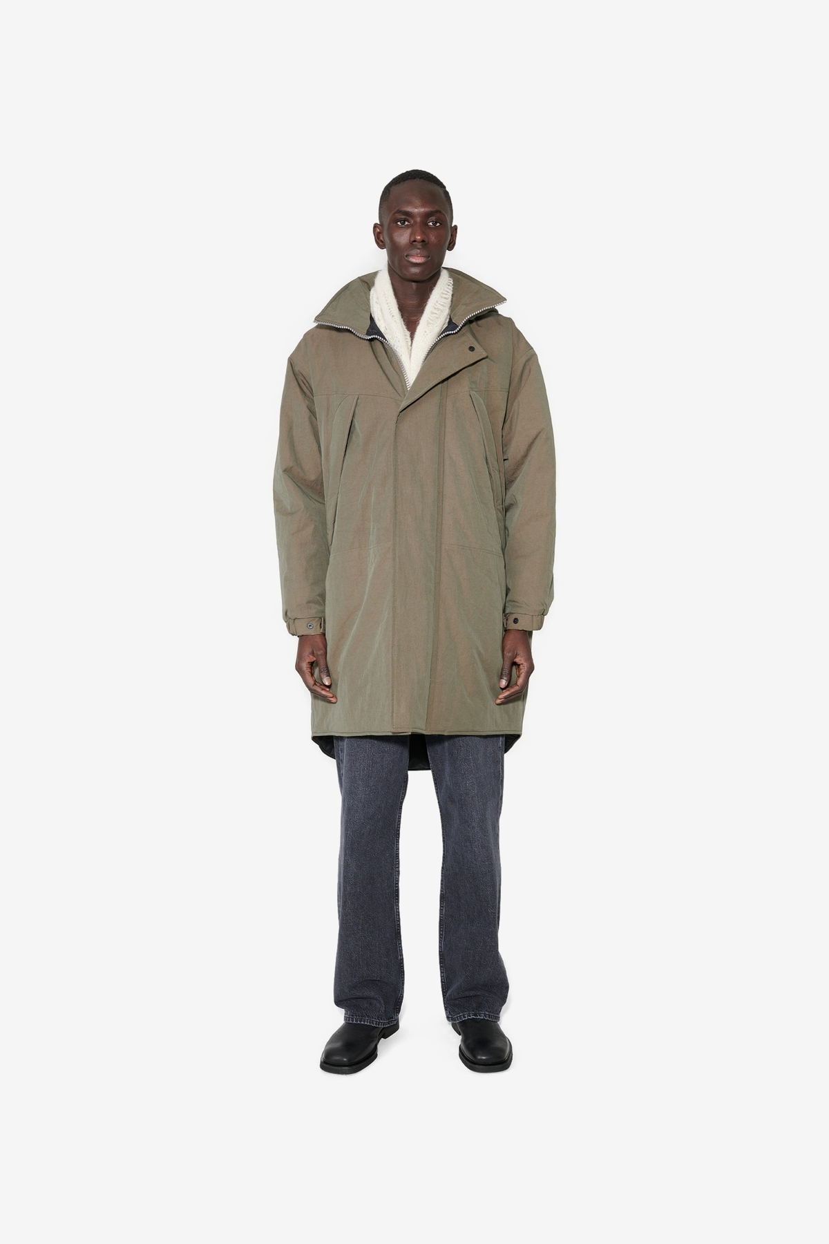 ★OUR LEGACY★ フェンリル パーカー Pine High Twist Solaro Our Legacy - Fenrir Parka Pine High Twist Solaro