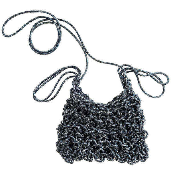 Mela Glam Bag - Charcoal