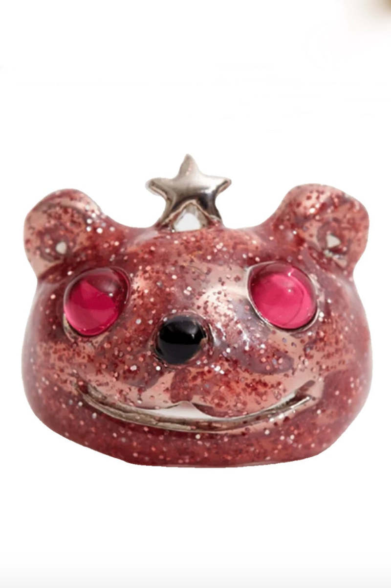 【関税込み】Collina Strada パープル Princess Bear リング GOLD BLUE PRINCESS BEAR RING | COLLINA STRADA – Collina Strada