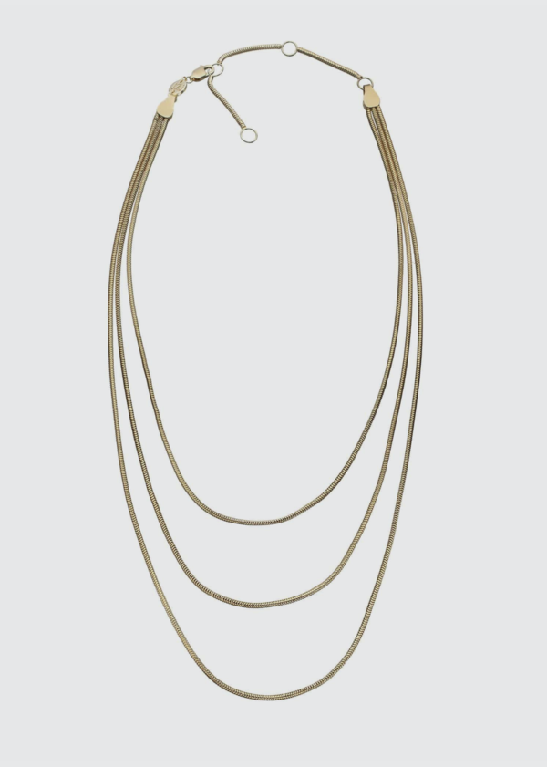 Jennifer Zeuner Julia Necklace Gold Vermeil Garmentory