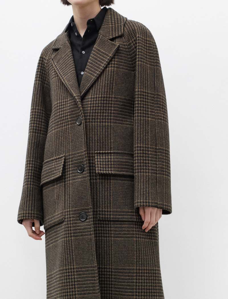 ジャケット・アウター MARGARET HOWELL 23AW MILLED WOOL COATING Wool Melton Shawl Collar Coat – La Garçonne