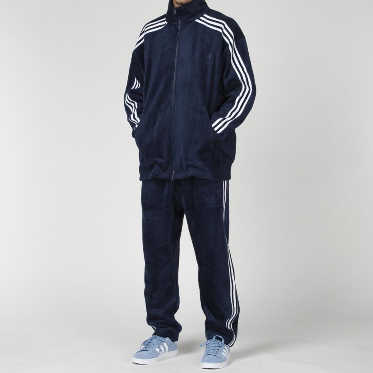Adidas Originals Velour Beckenbauer Tracktop - Collegiate