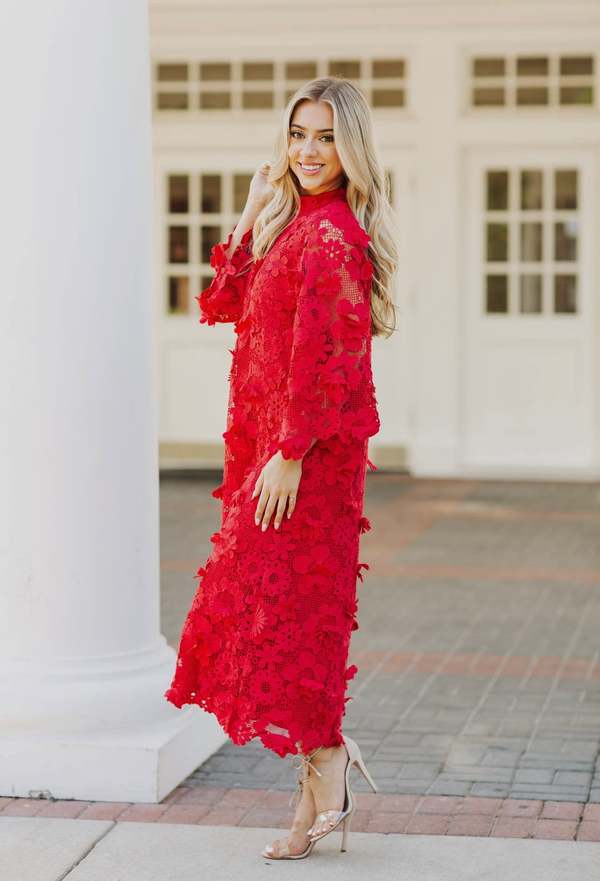 long button down maxi dress Magnolia Floral Collared Button-Down Maxi Dress with Belted Waist & Long  Sleeves