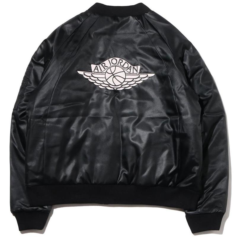 JORDAN SPORTSWEAR WINGS MA-1 BLACK / SILT RED | Garmentory