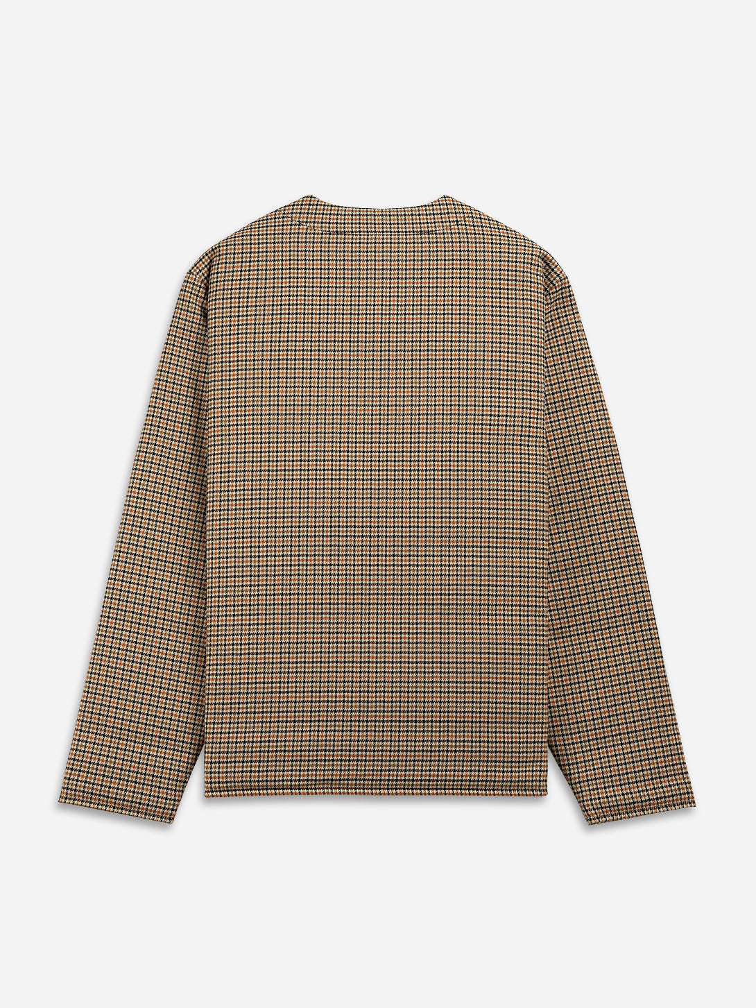 Check Padded Jacket O.N.S Crescent Check Padded Jacket - Black/Burnt Brick Check | Garmentory