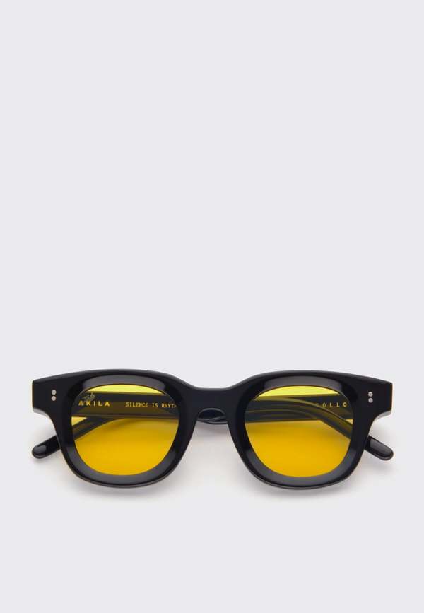 Unisex AKILA Apollo Sunglasses - Black/Yellow | Garmentory