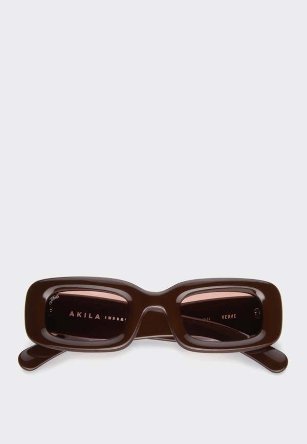 Unisex AKILA Verve Inflated Sunglasses - Brown | Garmentory display picture 2