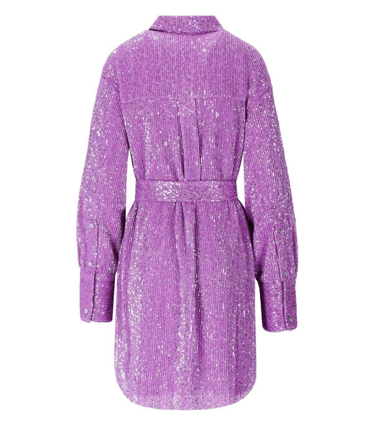 STINE GOYA ISOLDE PURPLE SHIRT DRESS | Garmentory