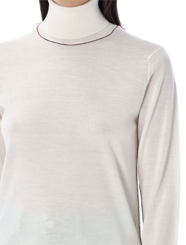 MAISON MARGIELA Work-In-Progress High-Neck Sweater | Garmentory