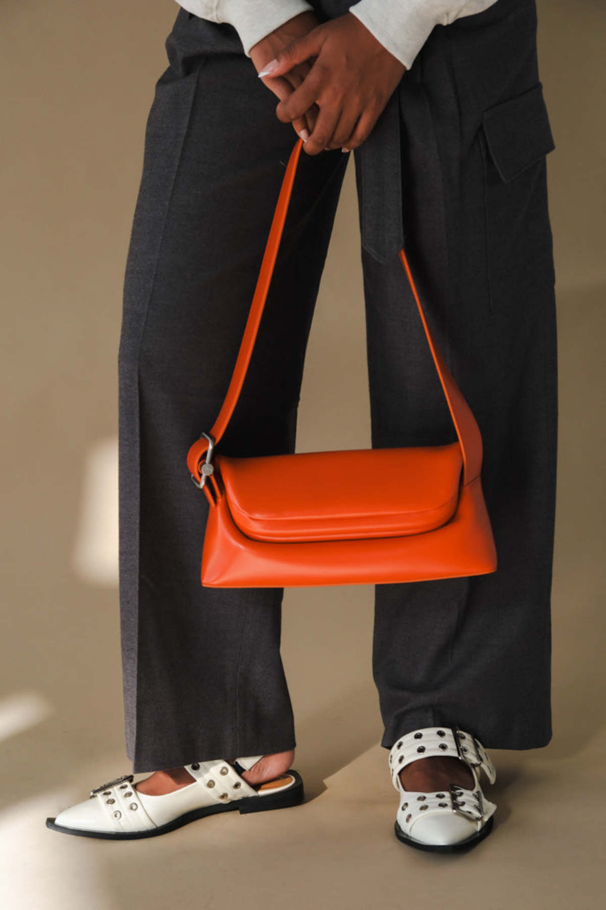 OSOI FOLDER BROT BAG - CARROT RED | Garmentory