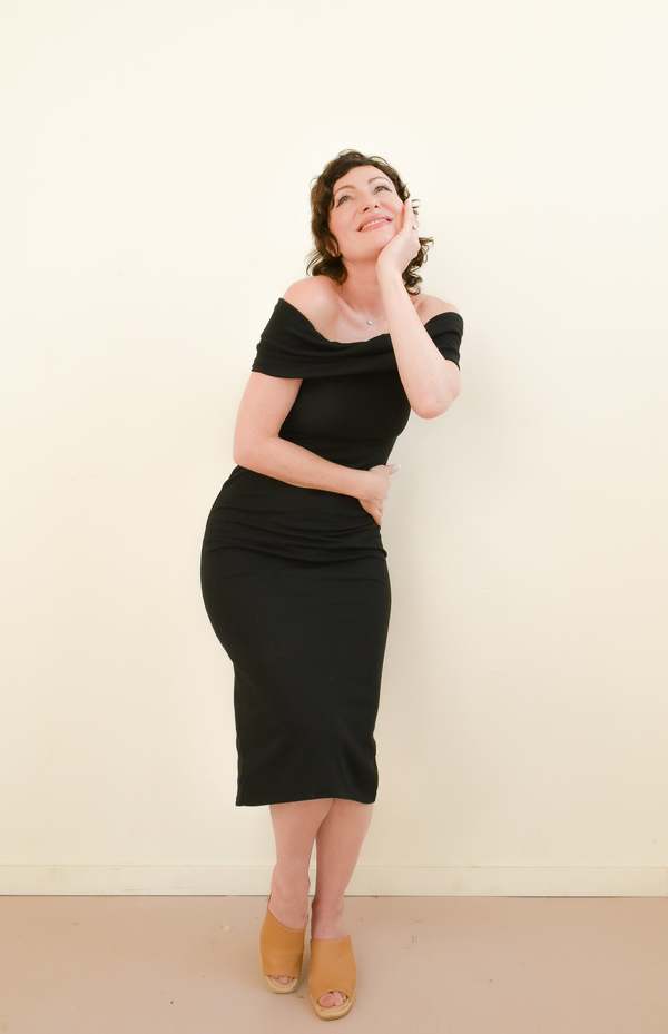 Altar Houseline Nora Midi Dress - Black