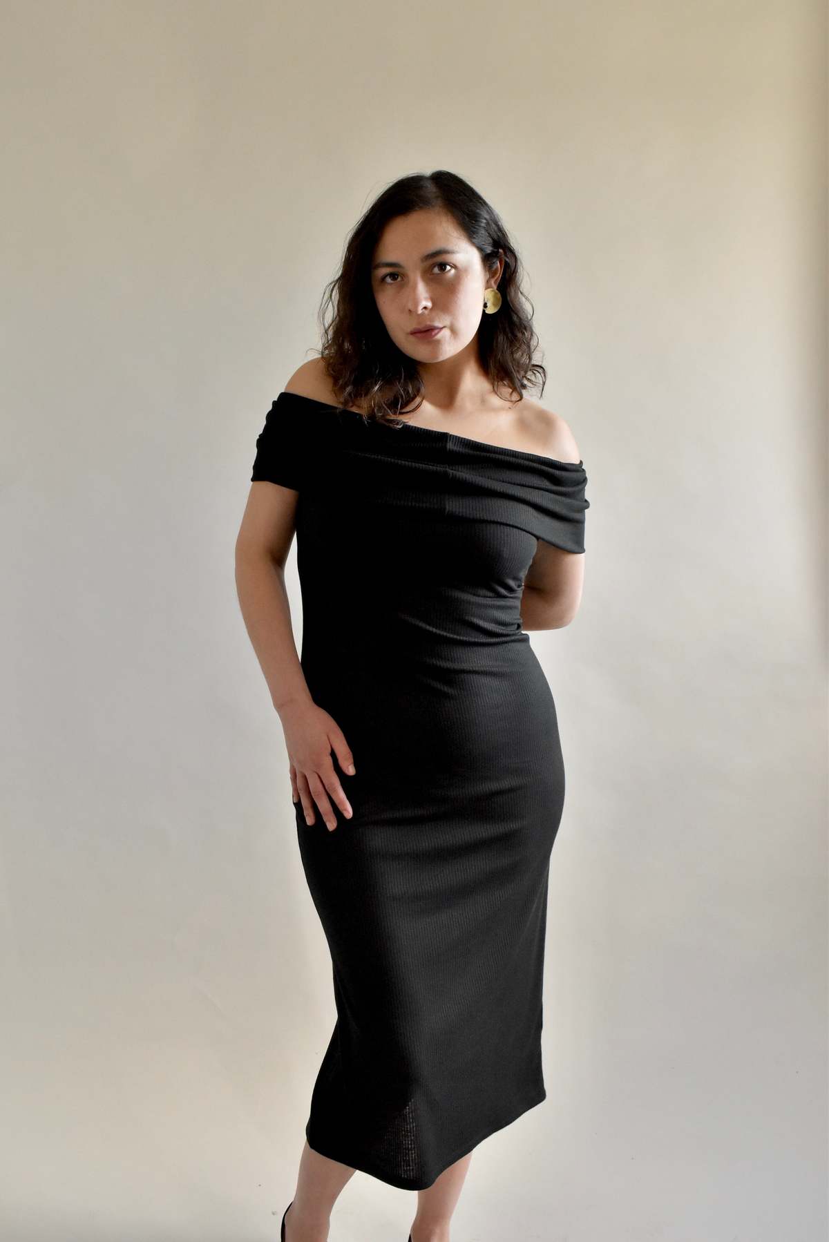 Altar Houseline Nora Midi Dress - Black - Image 2 of 19