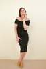 Altar Houseline Nora Midi Dress - Black - Thumbnail 4