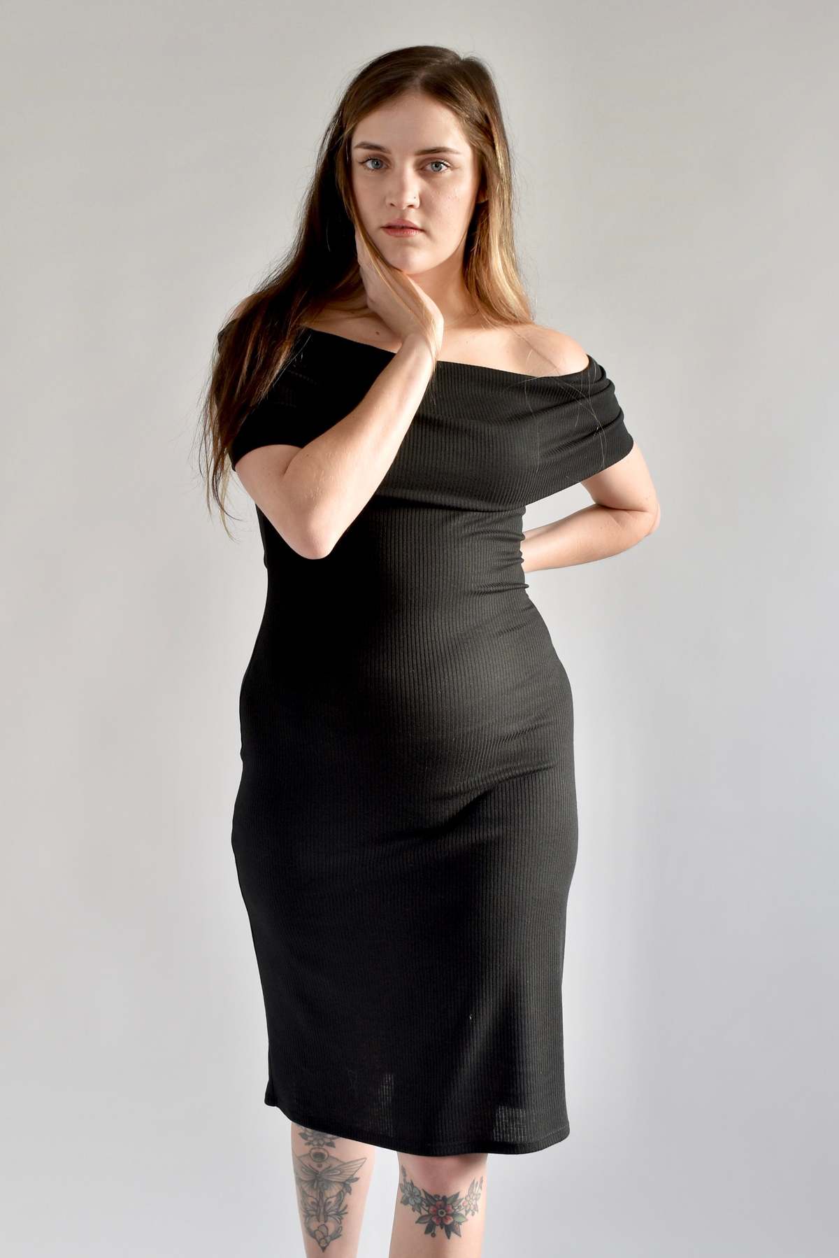 Altar Houseline Nora Midi Dress - Black - Image 5 of 19