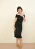 Altar Houseline Nora Midi Dress - Black - Thumbnail 11