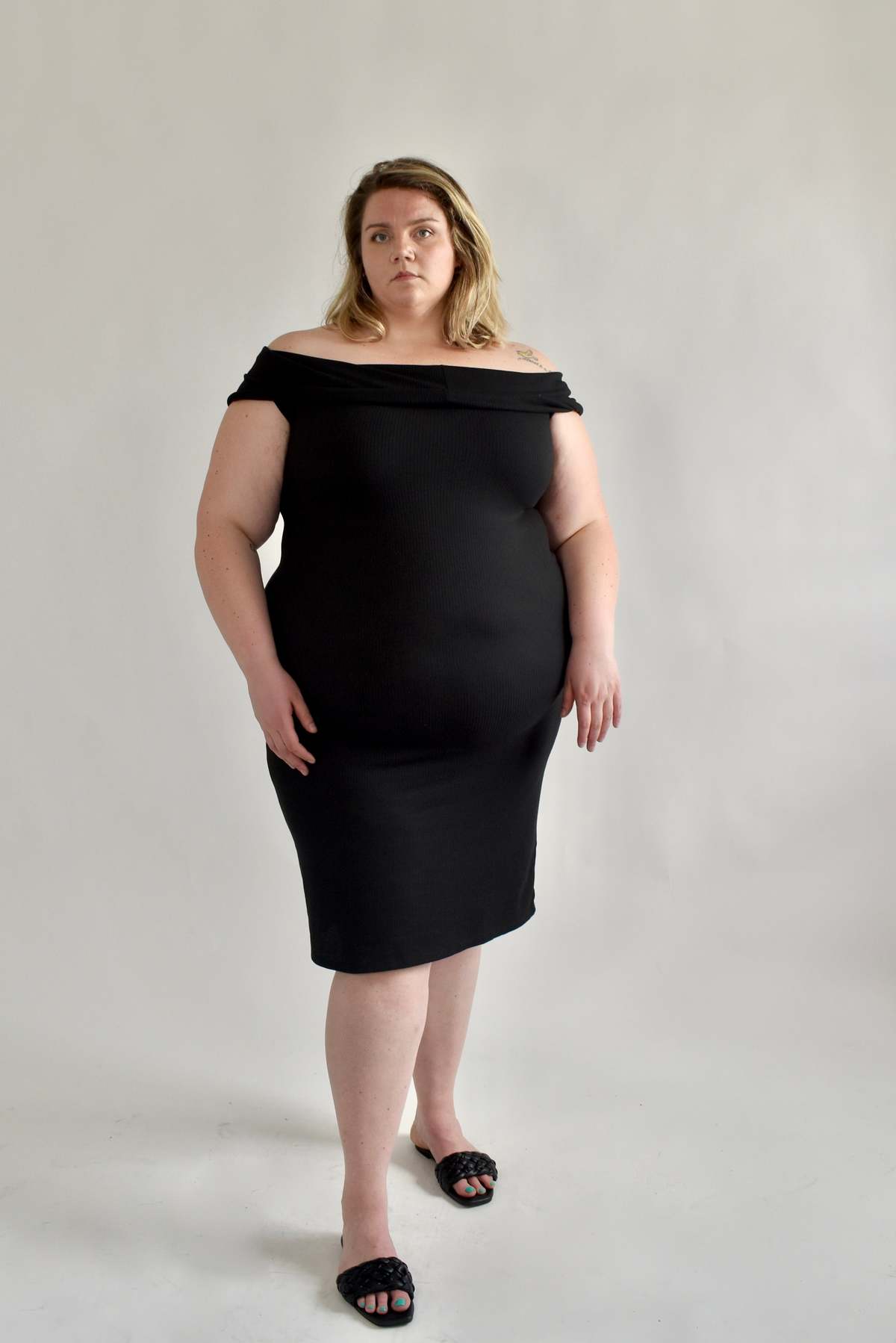 Altar Houseline Nora Midi Dress - Black - Image 13 of 19