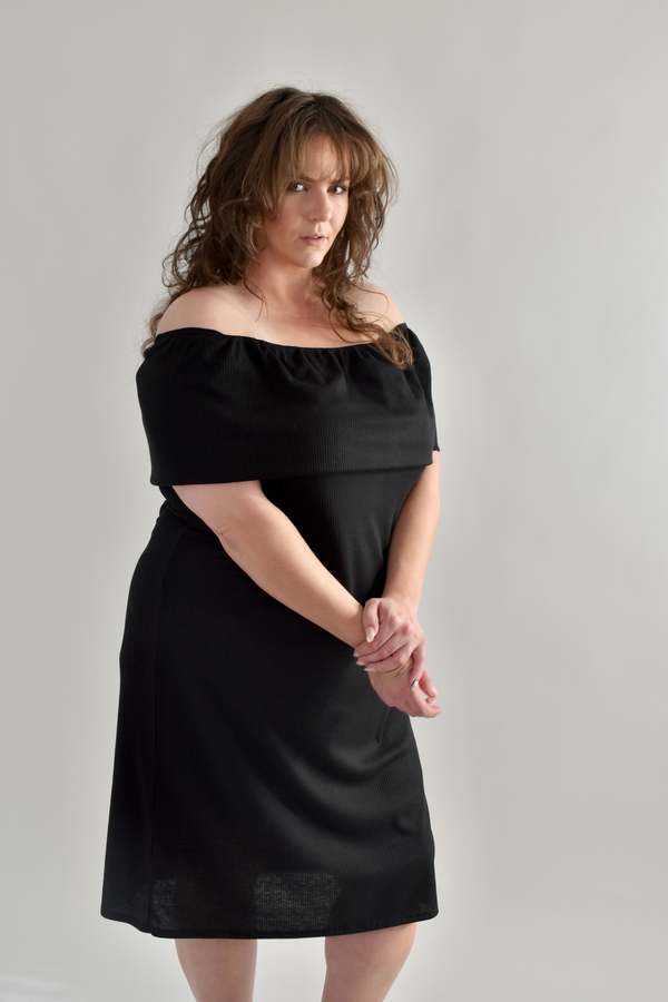 Altar Houseline Nora Midi Dress - Black