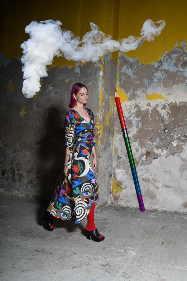 Untitled in Motion Anoita Dress - Theia