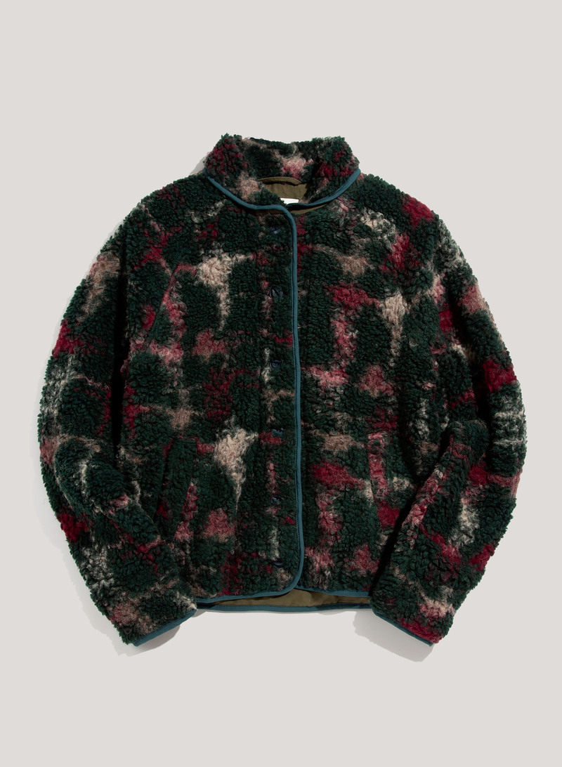 Juemi plumvintageダークグリーン　ブルゾン　パッチ付き Juemi plumvintageダークグリーン ブルゾン パッチ付き Juemi