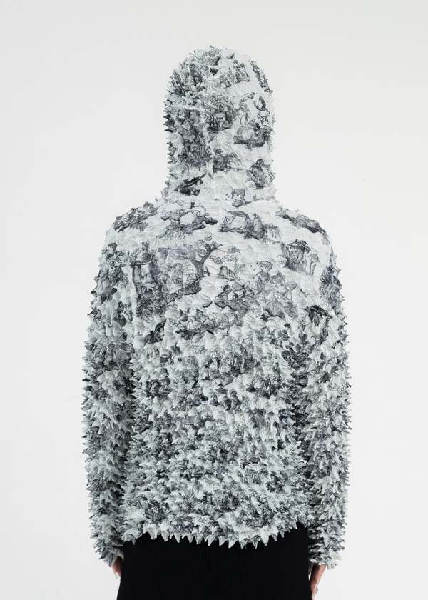 トップス COMIC TOILE JOUY SPIKY HOODIE COMIC TOILE JOUY SPIKY HOODIE