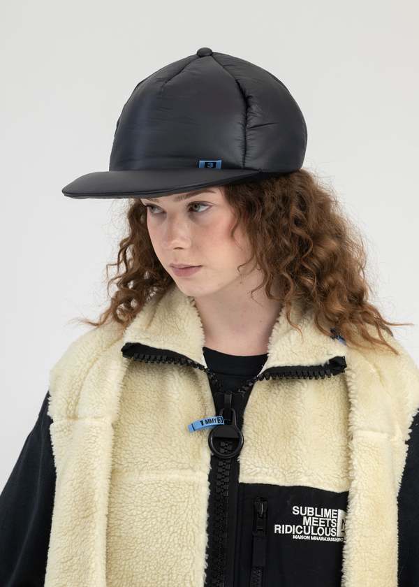Mihara Yasuhiro Puffer Cap - Black | Garmentory