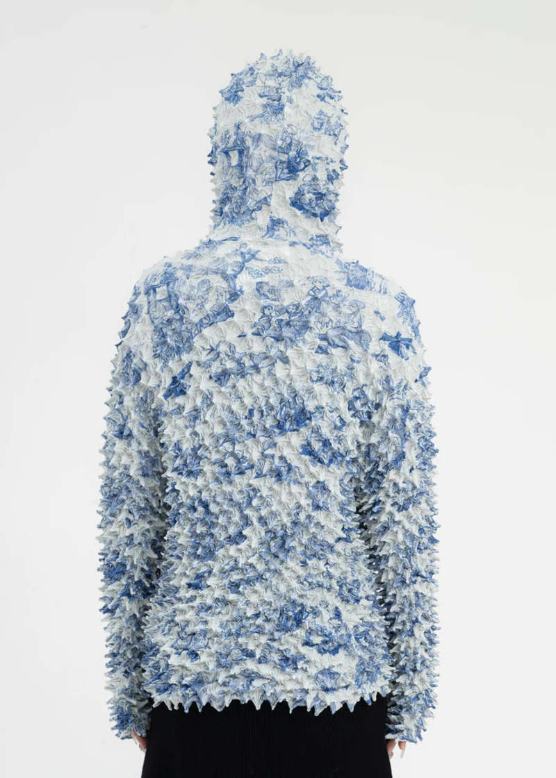MASU COMIC TOILE DE JOUY SPIKY HOODIE - BLUE | Garmentory