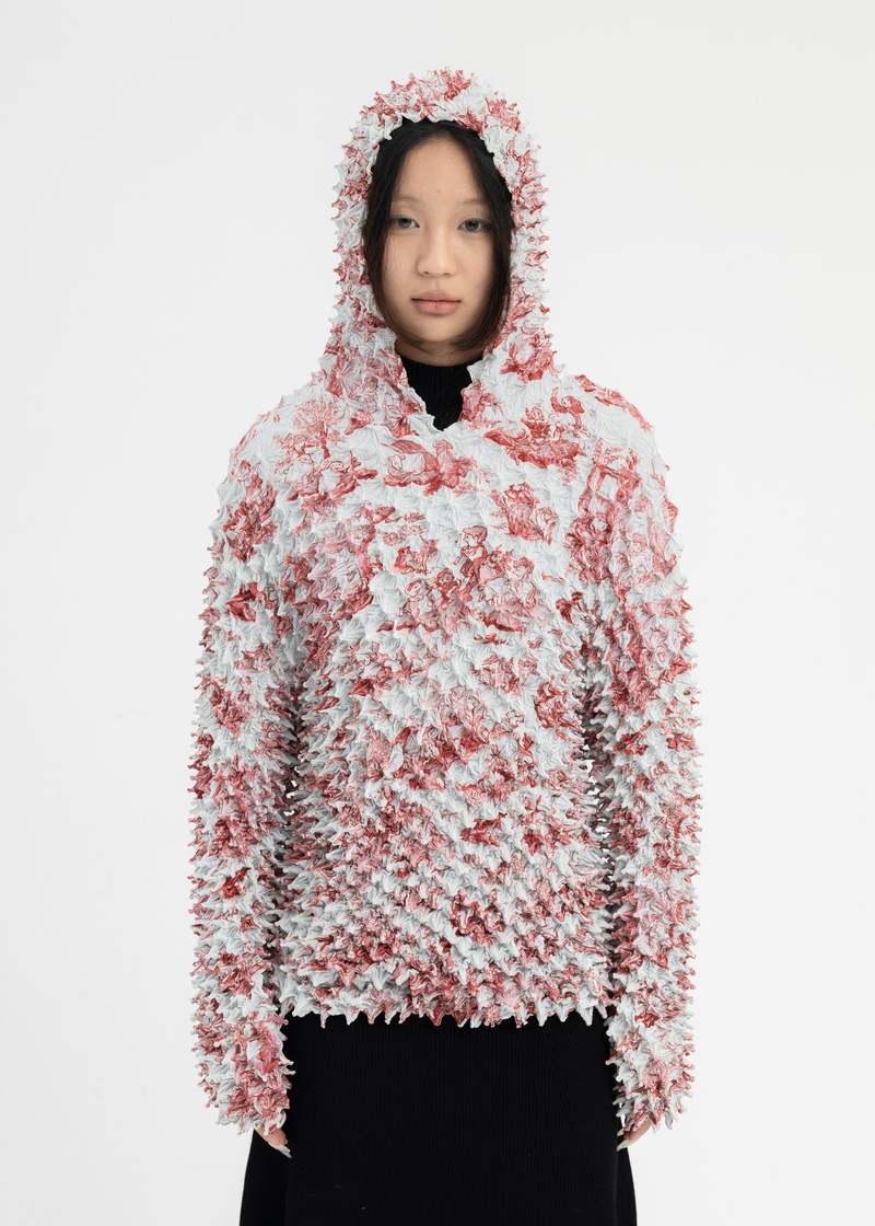 masu COMIC TOILE DE JOUY SPIKY HOODIE