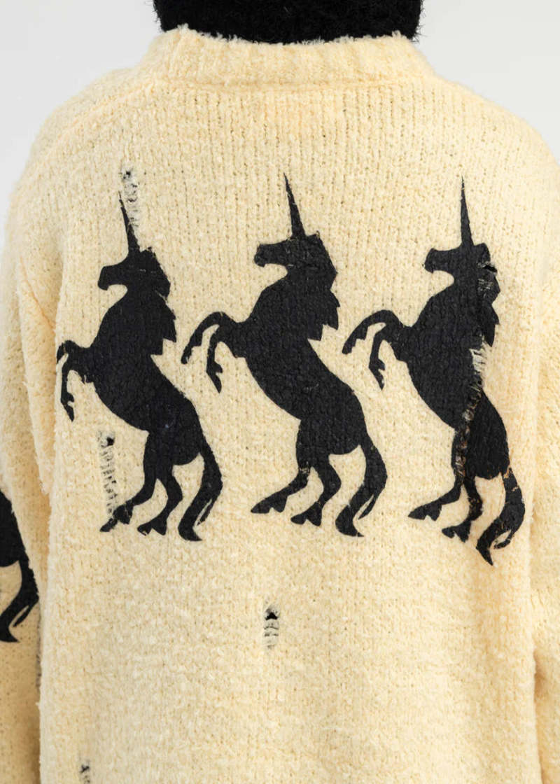MASU-UNICORN GRUNGE CARDIGAN