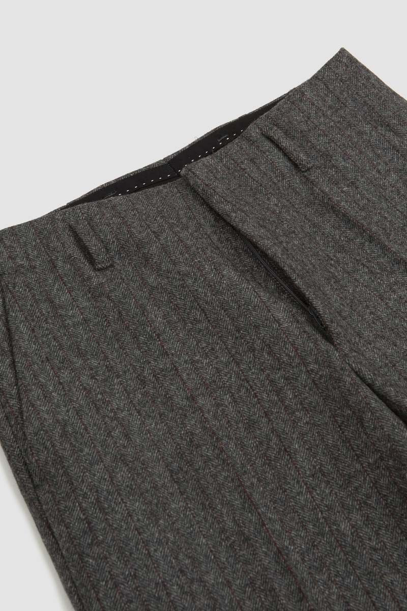 パンツ DRIES VAN NOTEN Penra viscose trousers GRIGIO SCURO DRIES VAN NOTEN - Women Straight Leg Trousers – Atelier New York