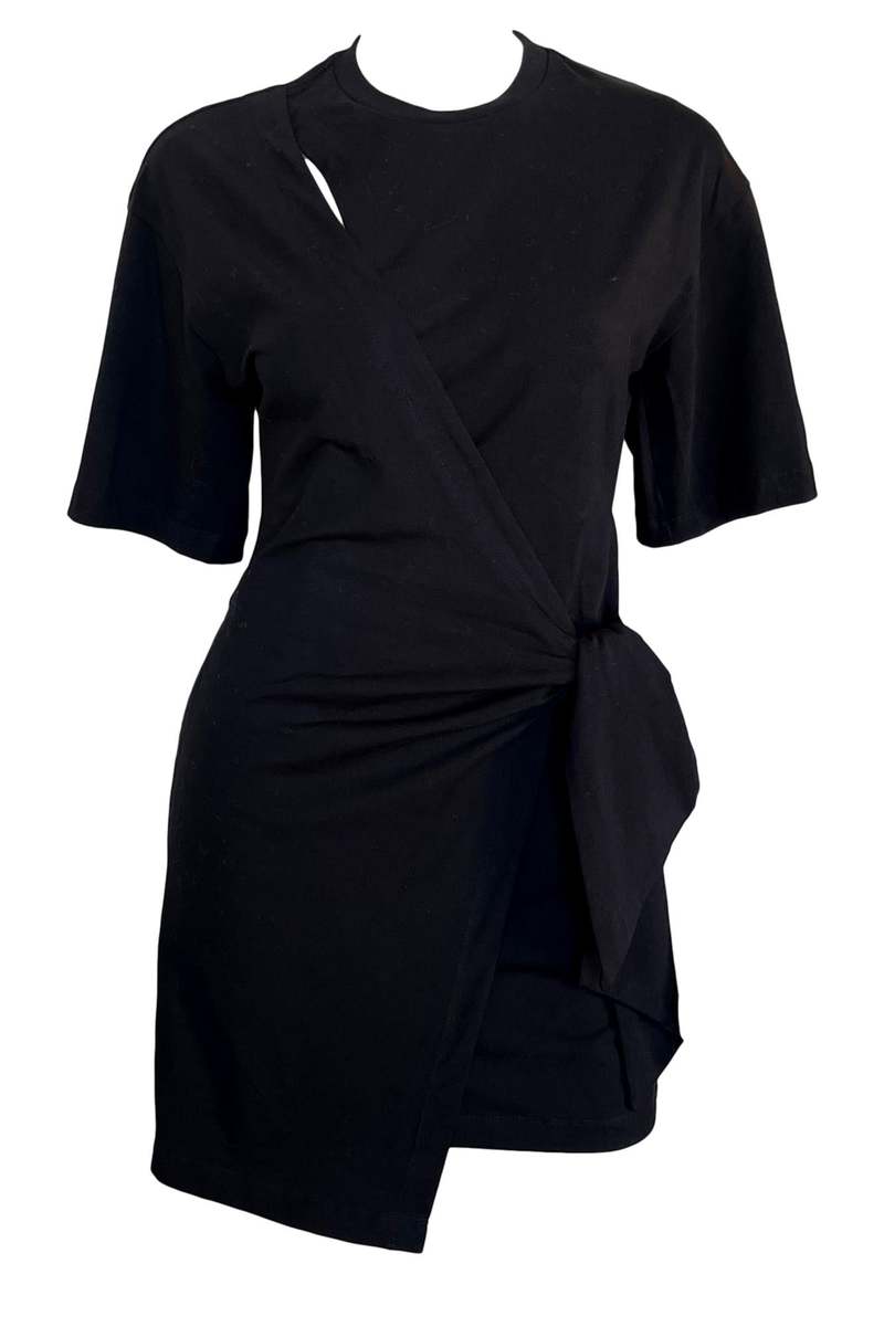 Jonathan Simkhai Livia Wrap Tie Mini Dress | Garmentory