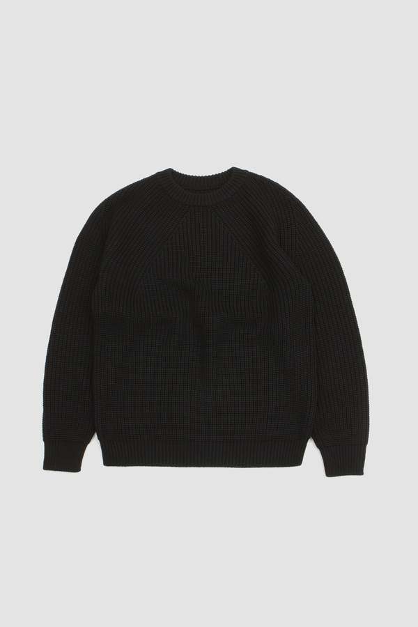 Batoner Signature Crew Neck - Black | Garmentory