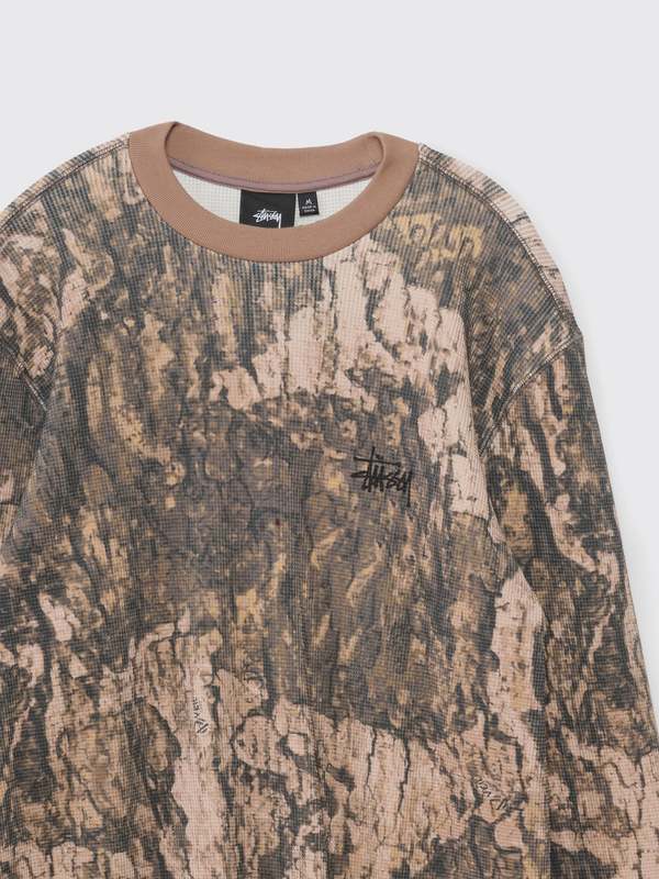 Stussy Basic Stock LS Thermal - Relic Camo | Garmentory