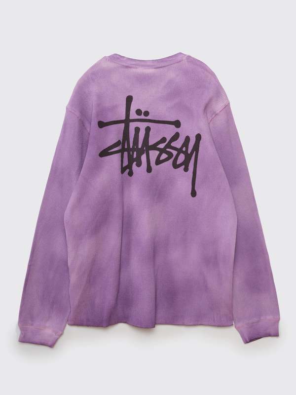 Stussy Basic Stock LS Thermal - Lavender | Garmentory