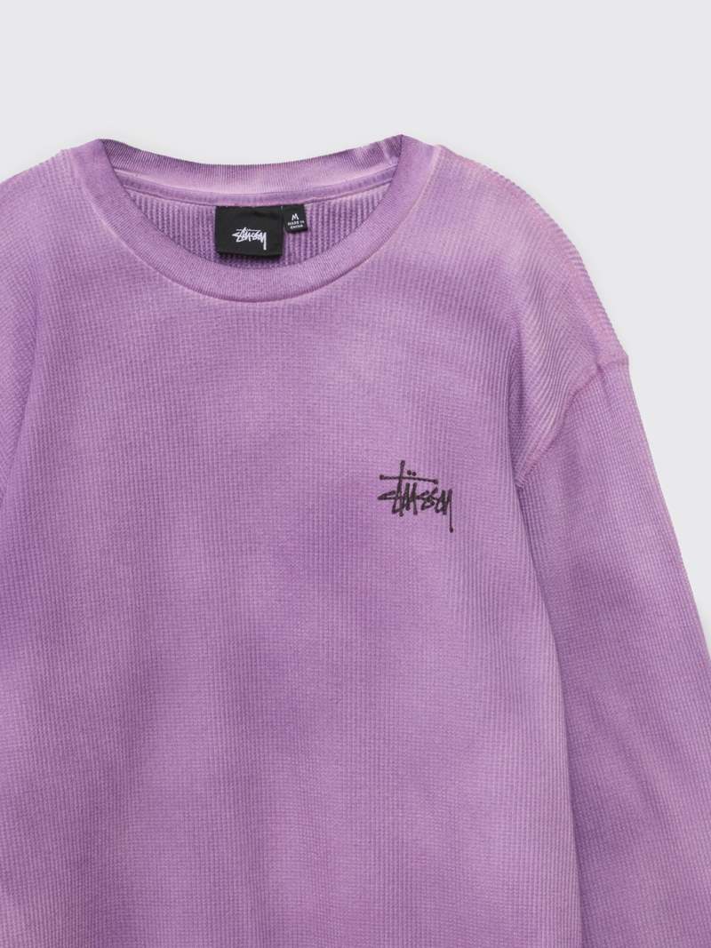 ★韓国の人気★【Stussy】★BASIC STOCK LS THERMAL★LAVENDER★ Stussy Basic Stock LS Thermal - Lavender | Garmentory