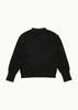 AMOMENTO Rib-knit Cardigan - Black - Thumbnail 6