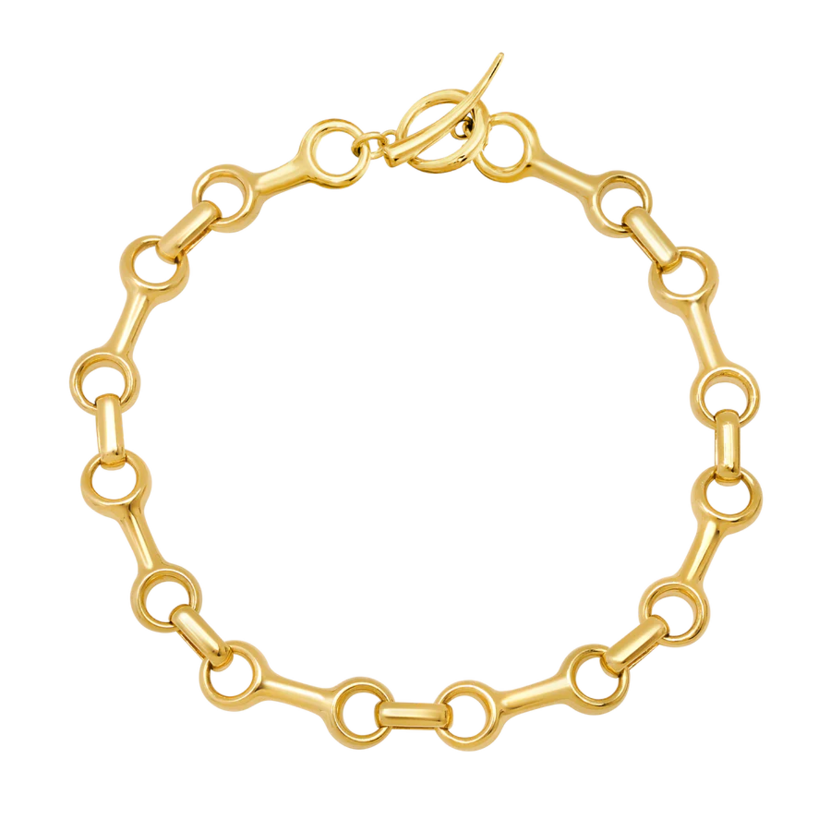 Gabriela Artigas 25mm Double Beam Chain Bracelet w Tusk