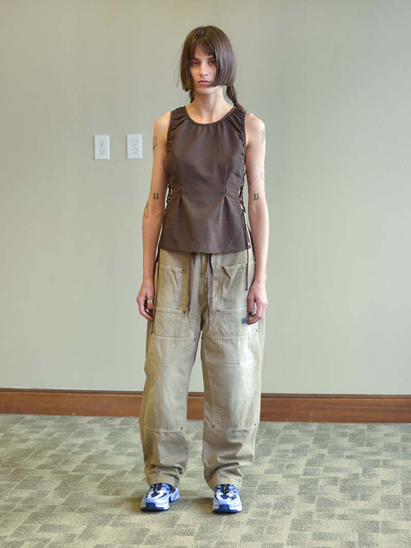 Kapital Katsuragi W-Knee Easy Pants - Beige | Garmentory