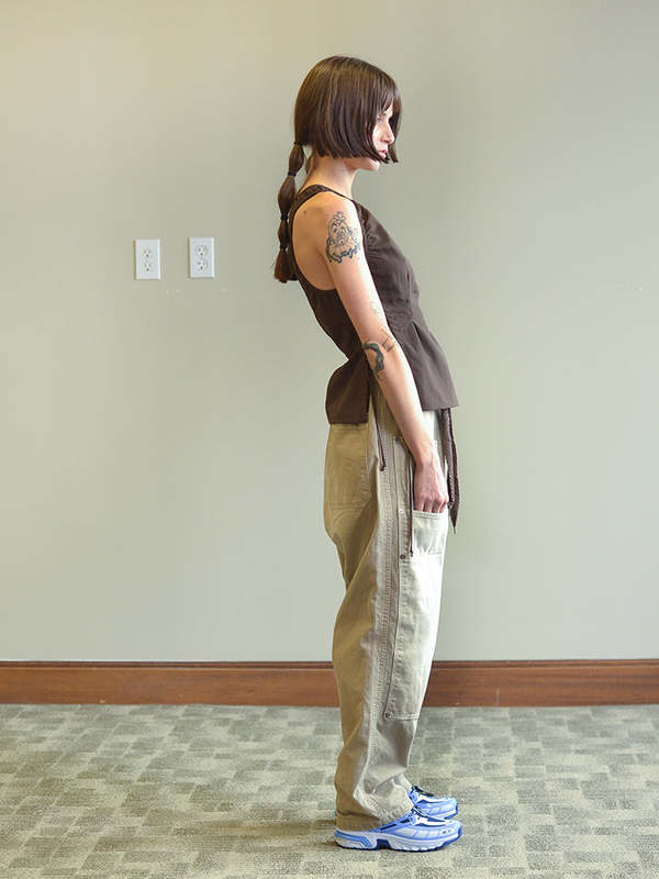 パンツ KAPITAL Katsuragi W Knee Easy Pants KAPITAL W-Knee Easy Pants in Beige | SVD USA