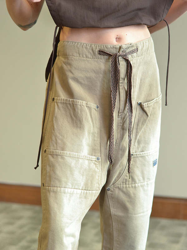Kapital Katsuragi W-Knee Easy Pants - Beige | Garmentory