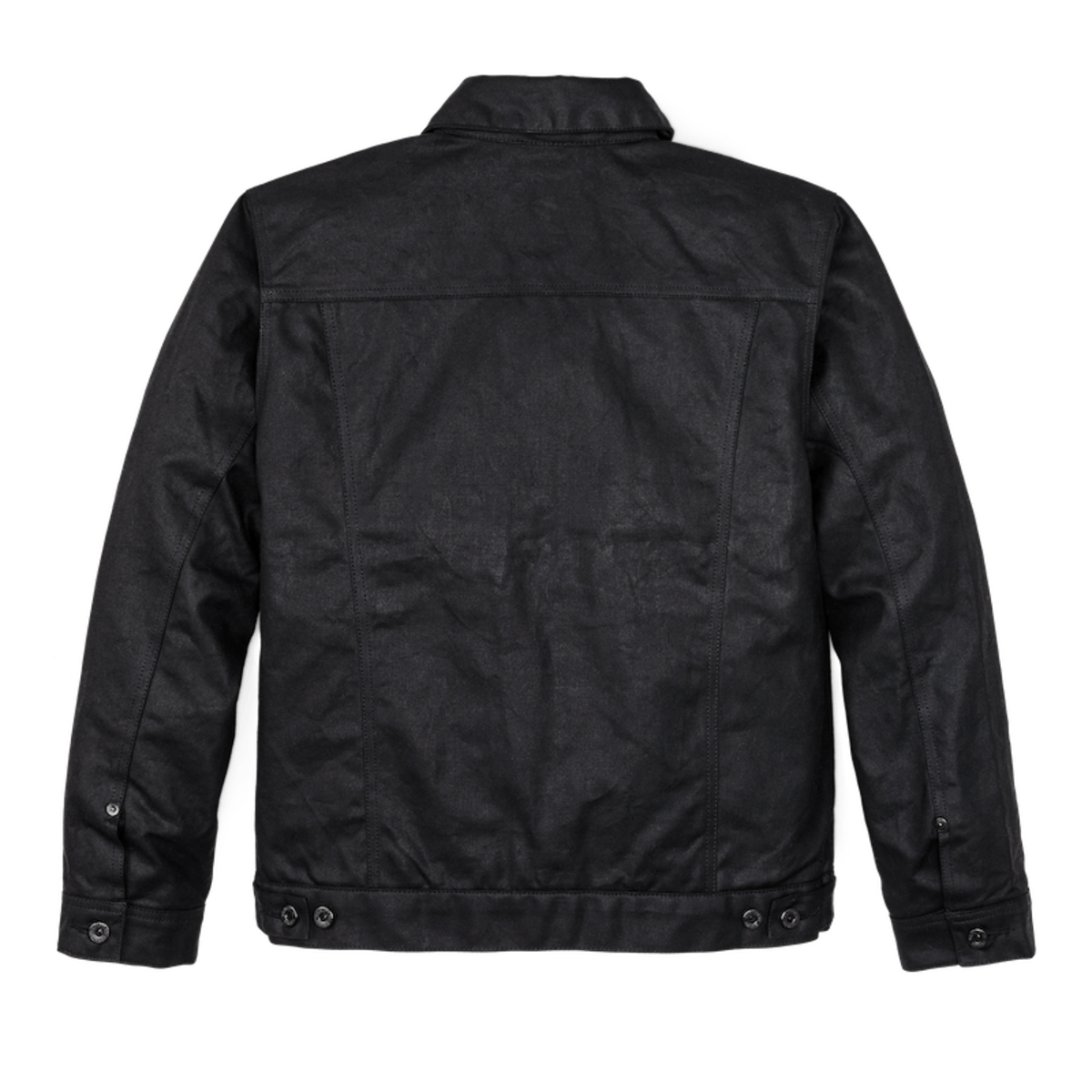 Filson Tin Cloth Short Lined Cruiser Jacket Black Garmentory