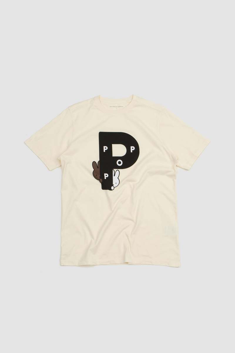 Pop Trading Company Miffy Big P T-Shirt - Off White | Garmentory