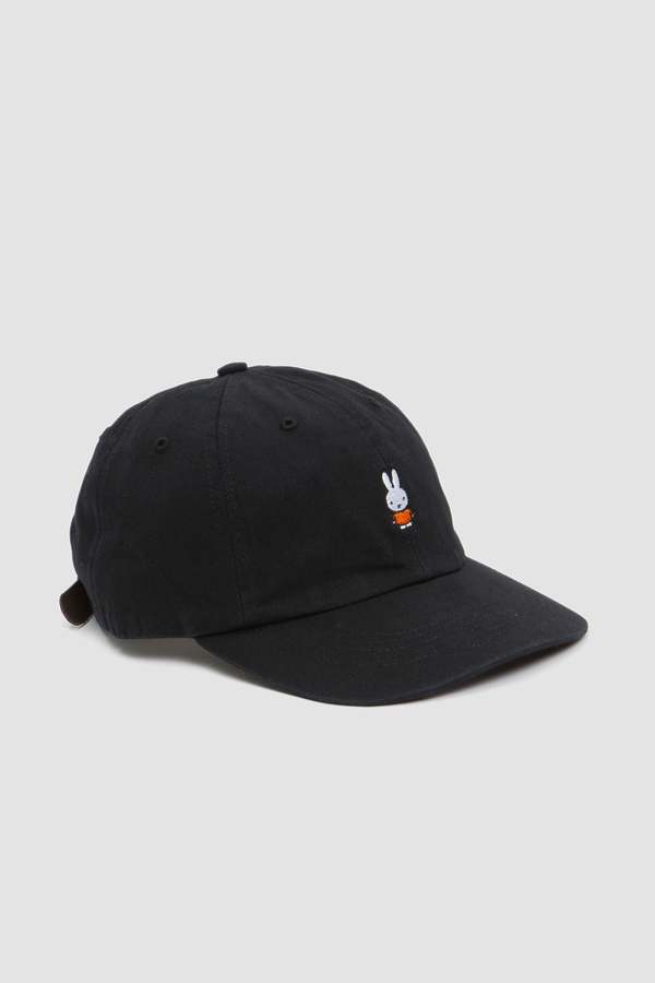 Pop Trading Company Miffy Sixpanel Hat - Black | Garmentory