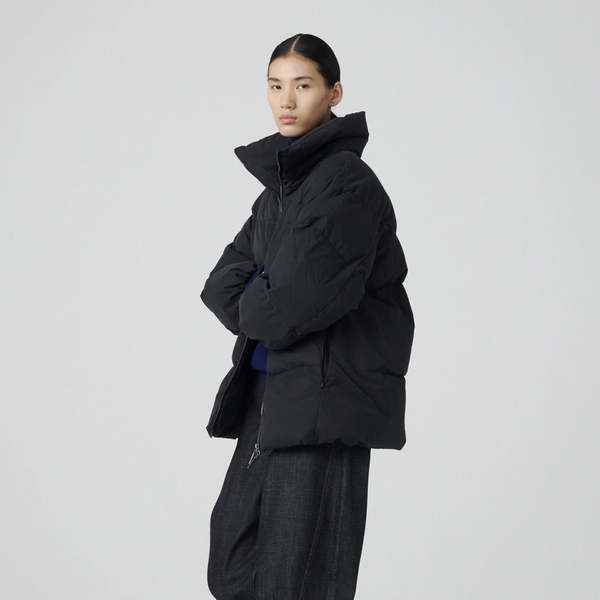 Studio Nicholson Basel Eco-Down Jacket - Dark Navy | Garmentory