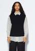 Kowtow Alma Knit Vest - Black - Thumbnail 1