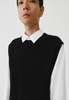 Kowtow Alma Knit Vest - Black - Thumbnail 7